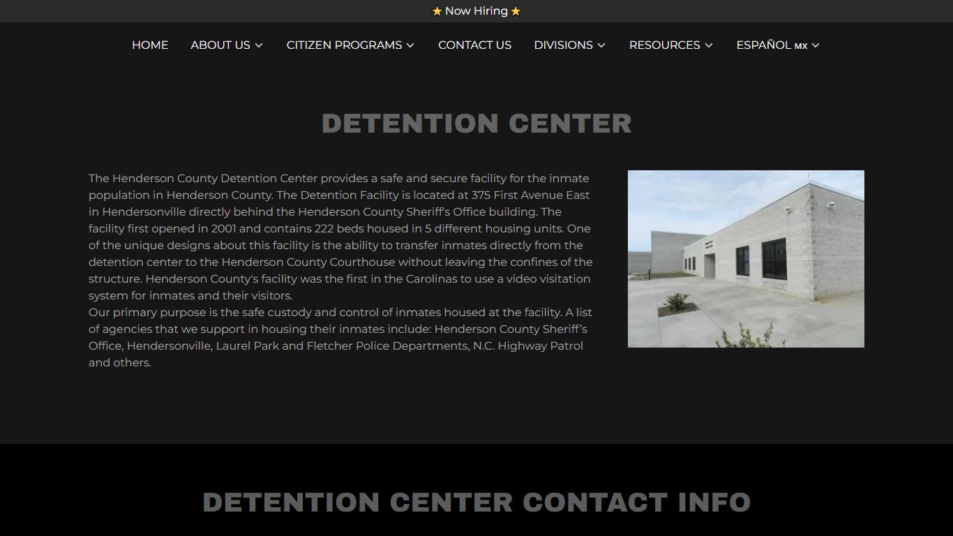 Detention Center - Henderson County